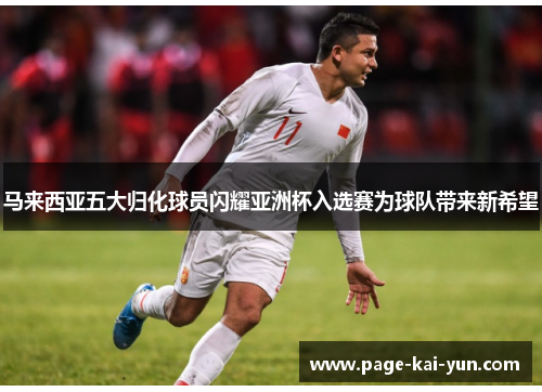 马来西亚五大归化球员闪耀亚洲杯入选赛为球队带来新希望 马来西亚五大归化球员闪耀亚洲杯入选赛为球队带来新希望